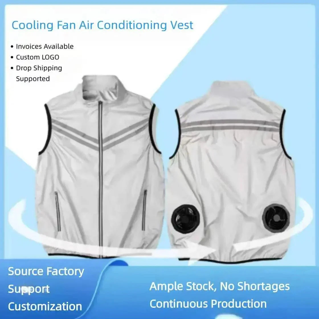 AIRVENTA – Cooling vest with fan for pleasant summer comfort