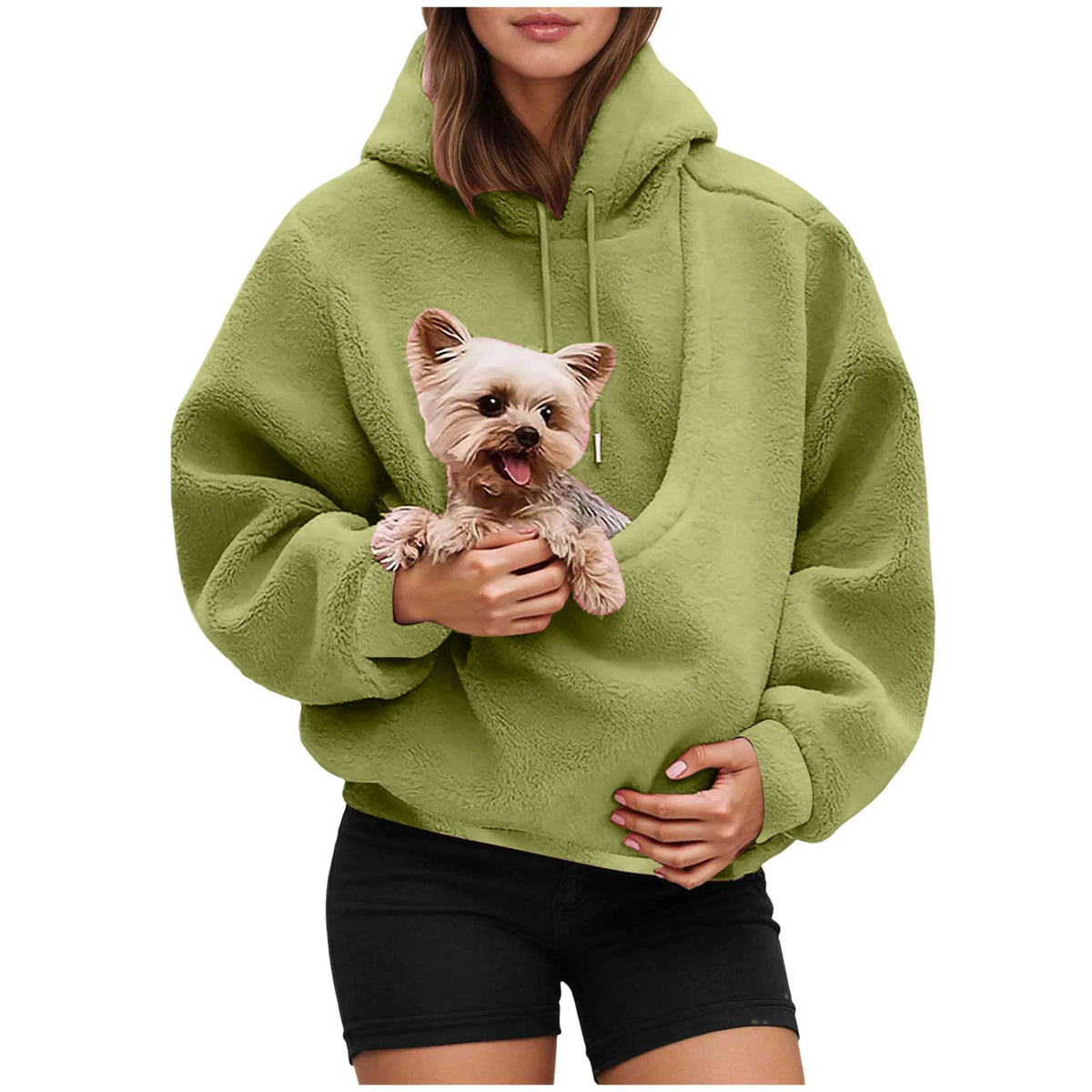 Cat Lovers Hoodie with Kangaroo Pet Carrier Pocket