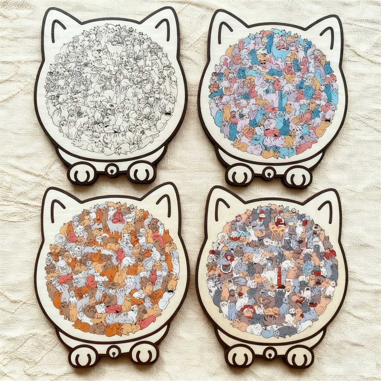Cat Serenity Puzzle™ — Unwind Instantly with Every Satisfying Click and Cozy Cat Shape