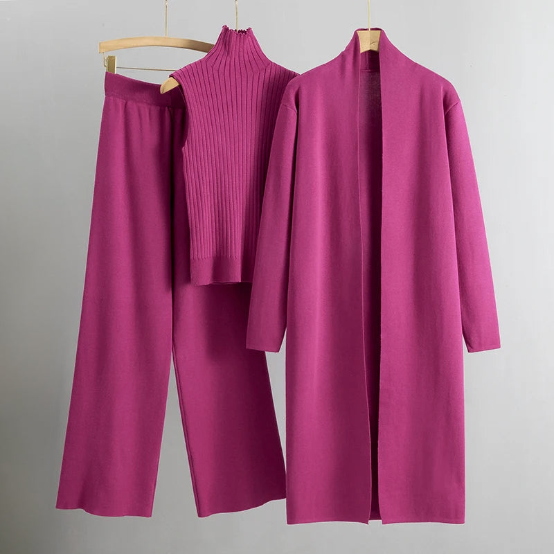 Elegant and Comfortable Three-Piece Set