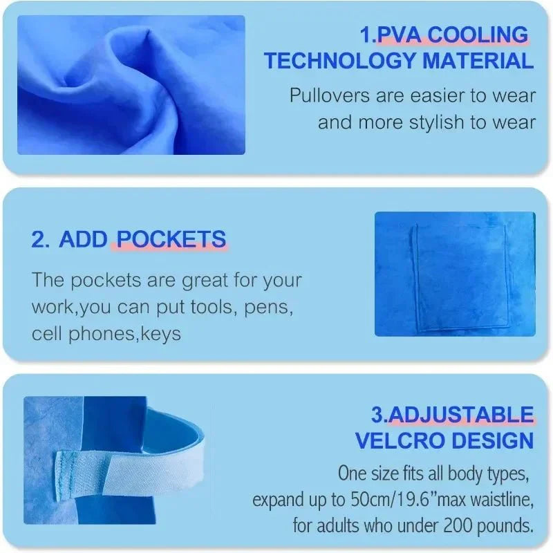 HYDROCOOL – Cooling vest for refreshing comfort in summer heat