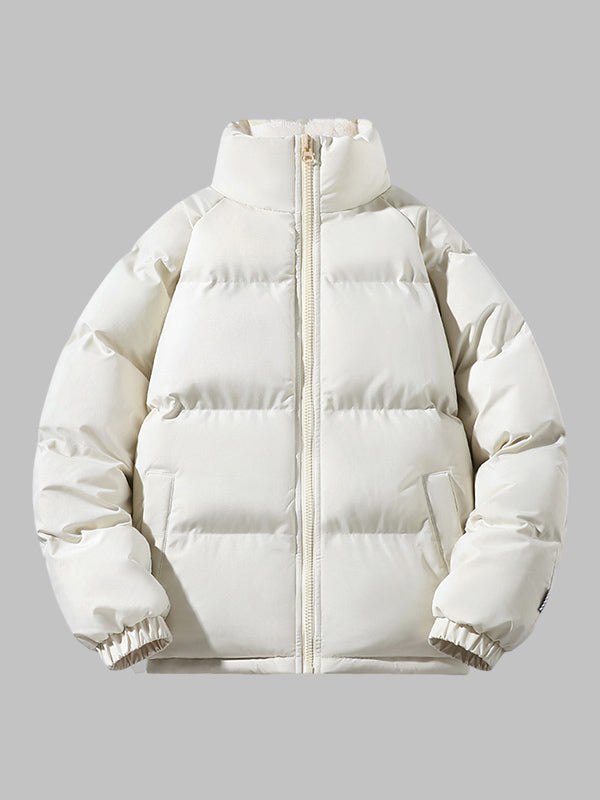 Men's Fleece-Lined Padded Puffer Jacket
