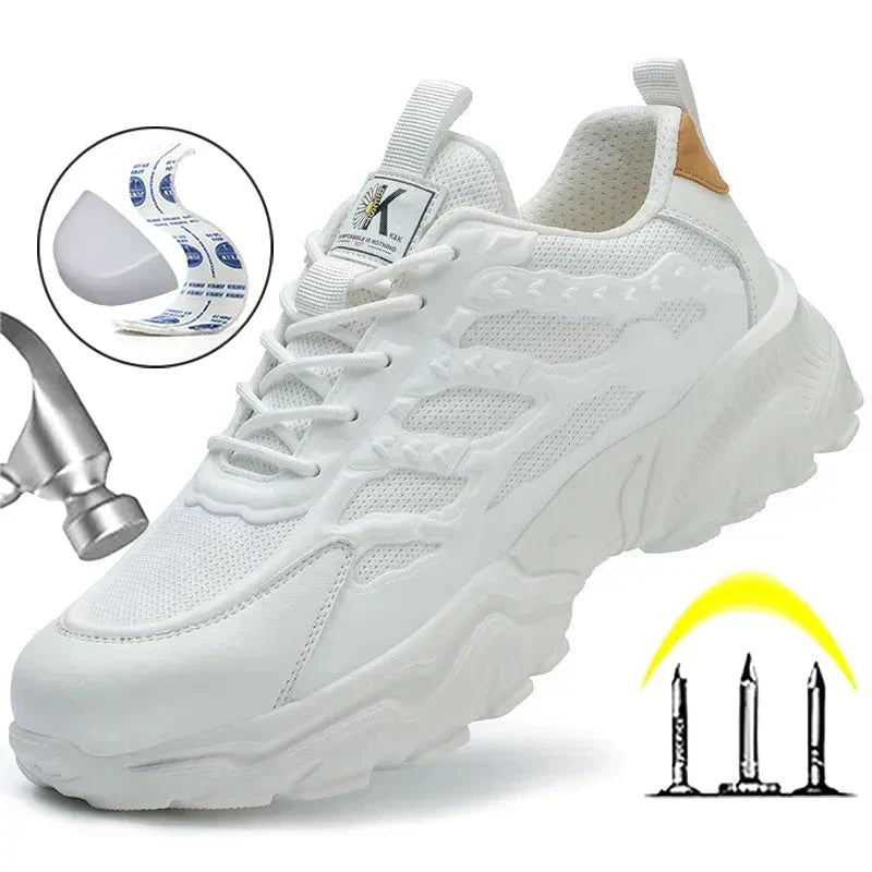 Men's Steel Toe Safety Shoes with Modern Design
