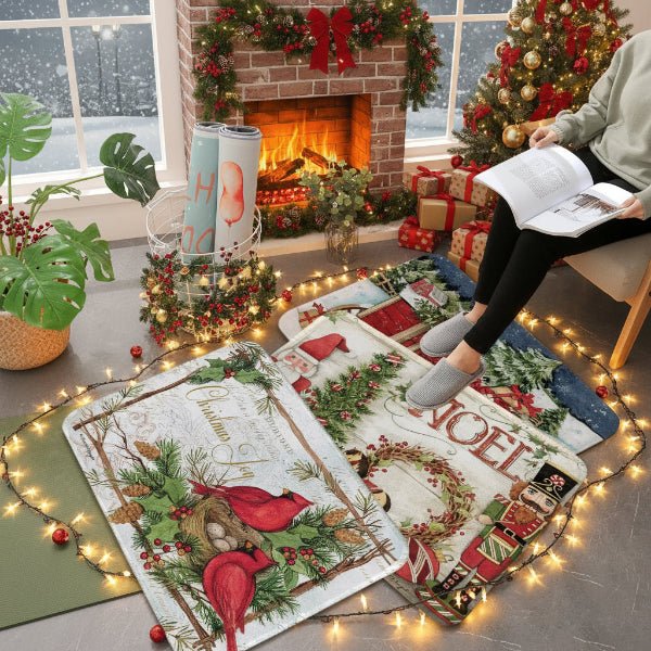 Non-Slip Christmas Doormat