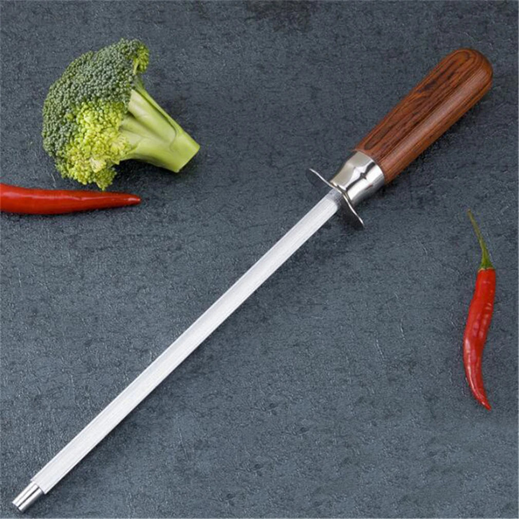 Professional Knife Sharpening Rod – Durable Stainless Steel and Comfortable to Use – Perfect for Home and Professional Kitchens