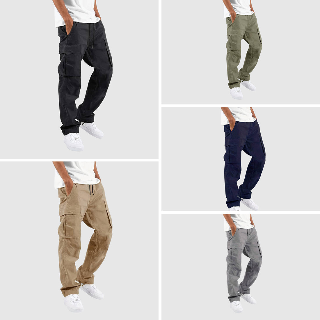 Soft Fabric Cargo Trousers