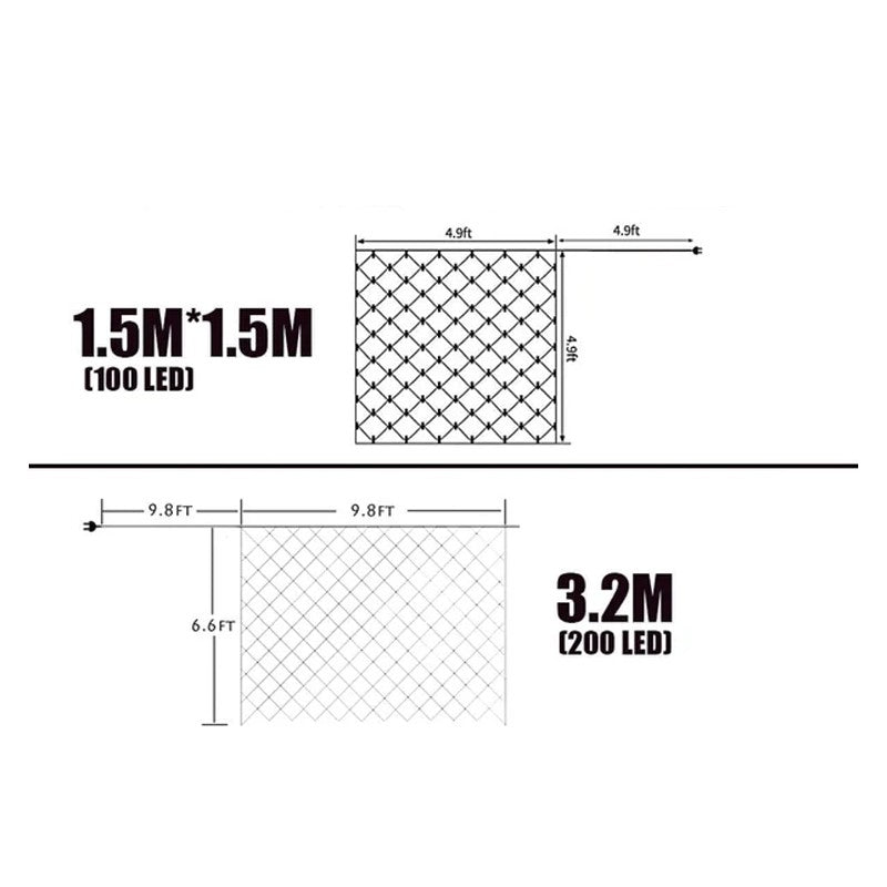 Solar Fishing Net Lights