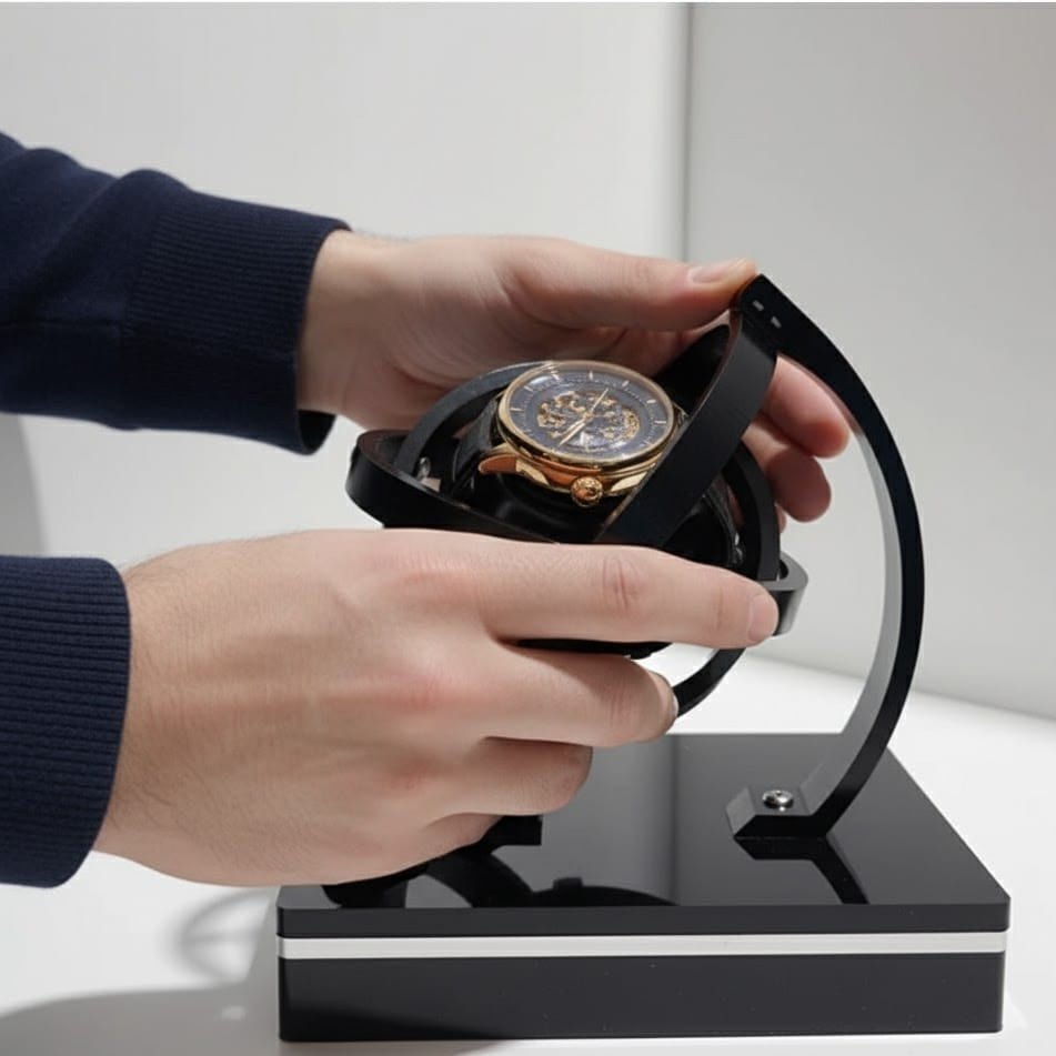 TIMEKEEPER – Horion Automatic Watch Winder with Quiet Operation