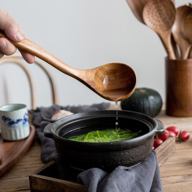 Versatile Acacia Kitchen Utensil Set