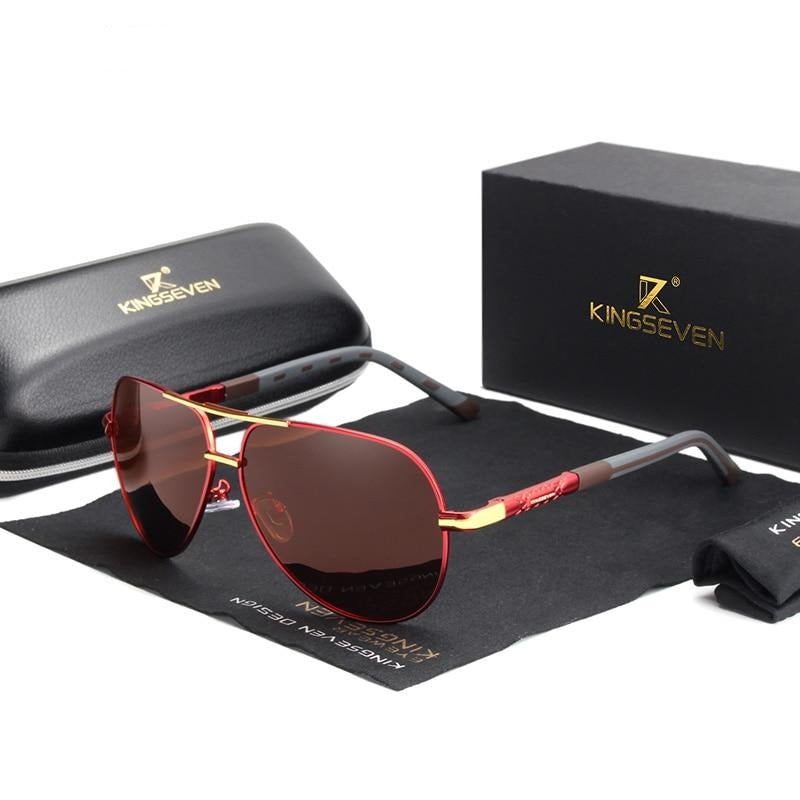 Vintage Polarized Aluminum Sunglasses for Men