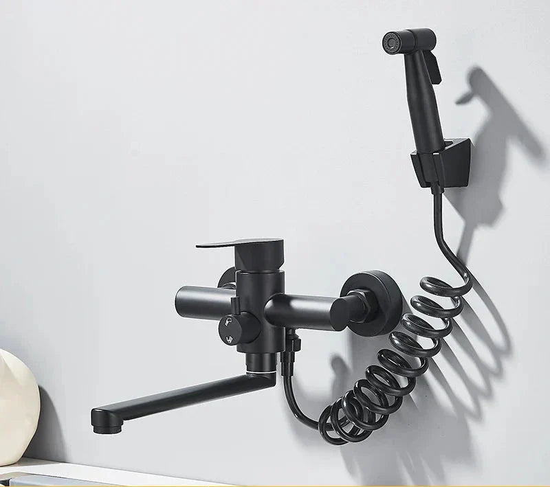 Wall Faucet for Space and Elegance