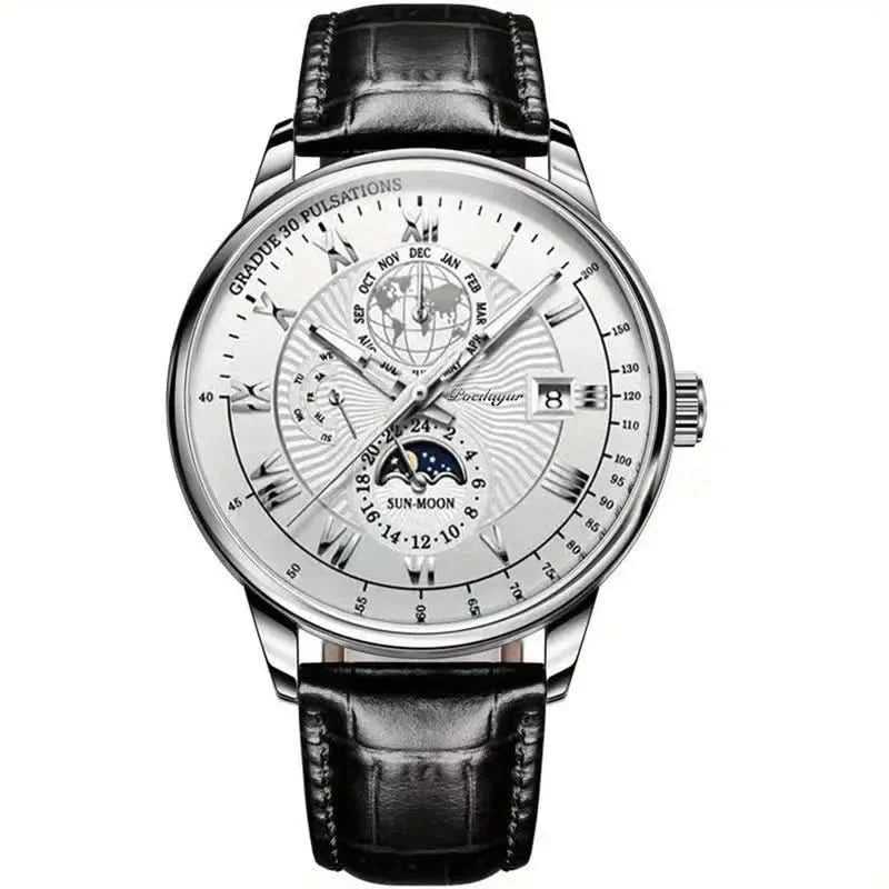 Wearclo | Mechanical Men’s Luxury Watch with Moonphase