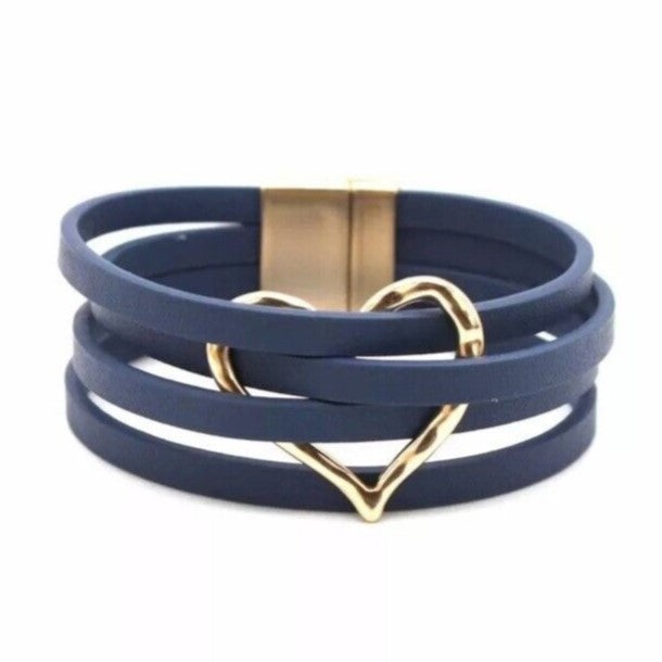 Wearclo | Multi-Layer O-Leather Wrap Bracelet