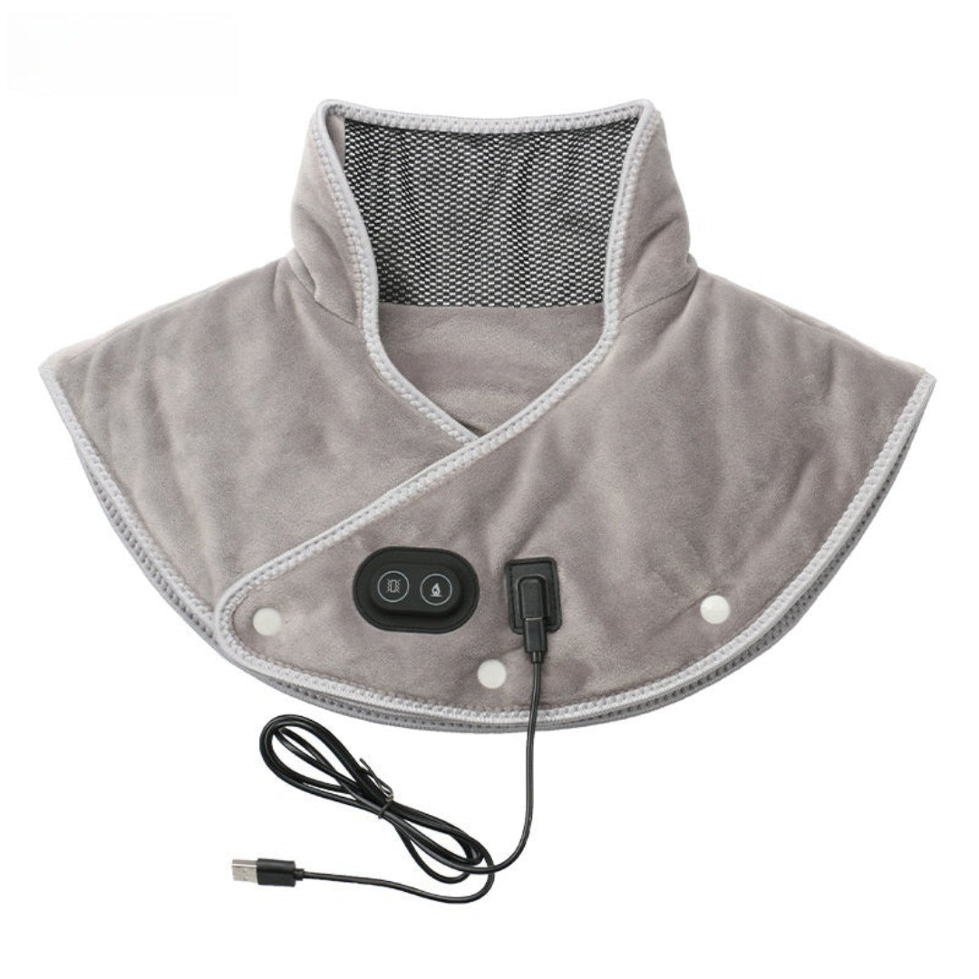 Wearclo | Neck Warmer & Massage Device | Neck and Shoulder Heat for Muscle Relaxation | Adjustable Settings for Stress Reduction | Targeted Neck Pain and Relaxation