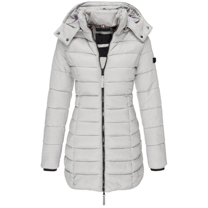 Wearclo The best and coziest winter jacket with hood and zipper