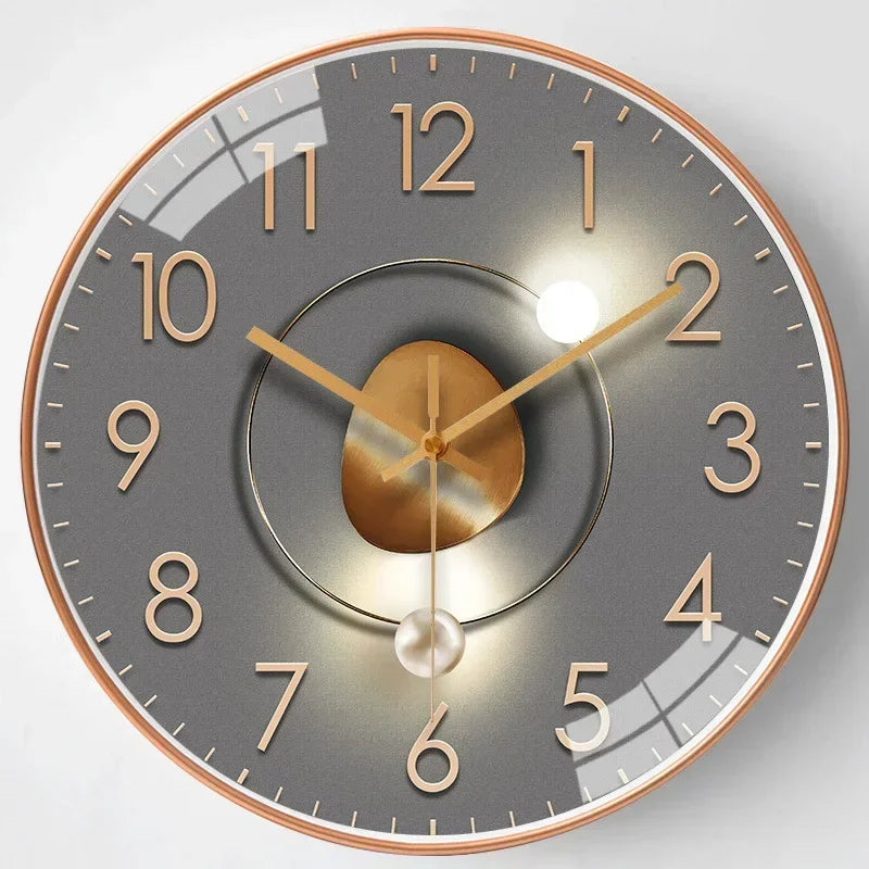 Wearclo | Timeless Whisper™ | Silent Classic Wall Clock | Noise-Free Design for Bedroom & Office Decor