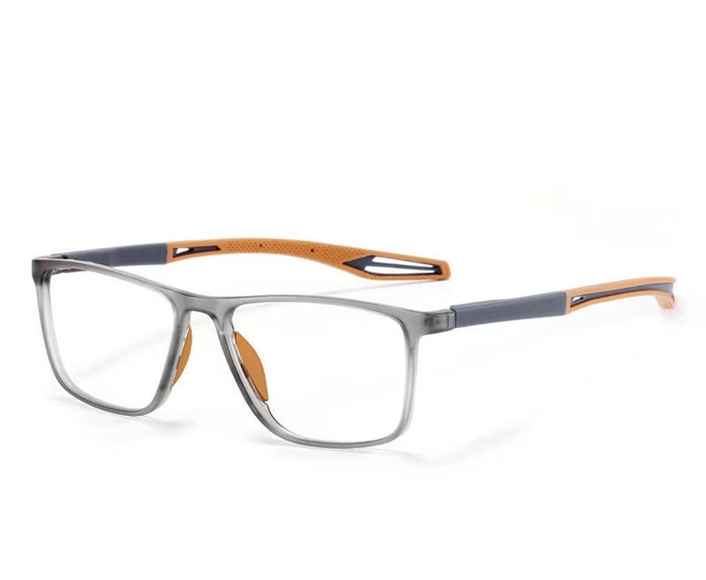 Wearclo | Unisex Rectangular Sport Reading Glasses with Blue Light Filter