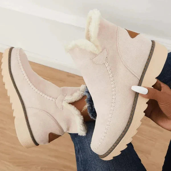 Wearclo | Women's Orthopedic Ankle Boots with Fleece Lining