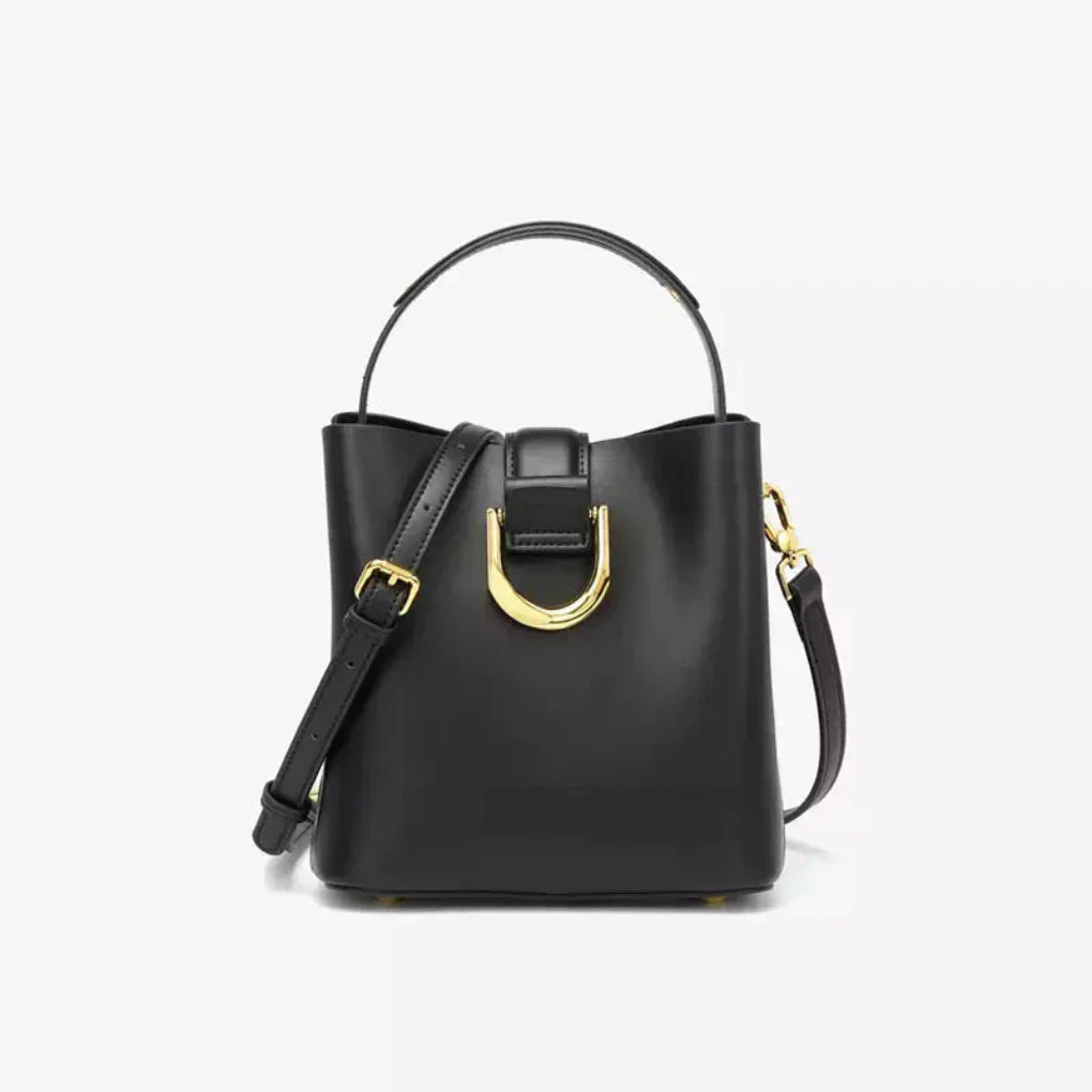 Wearclo | Women's Structured Bucket Handbag
