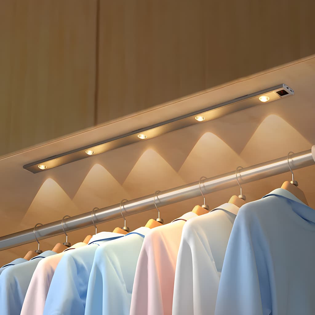 Wireless LED Lamp with Motion Sensor and Dimmable Light Color