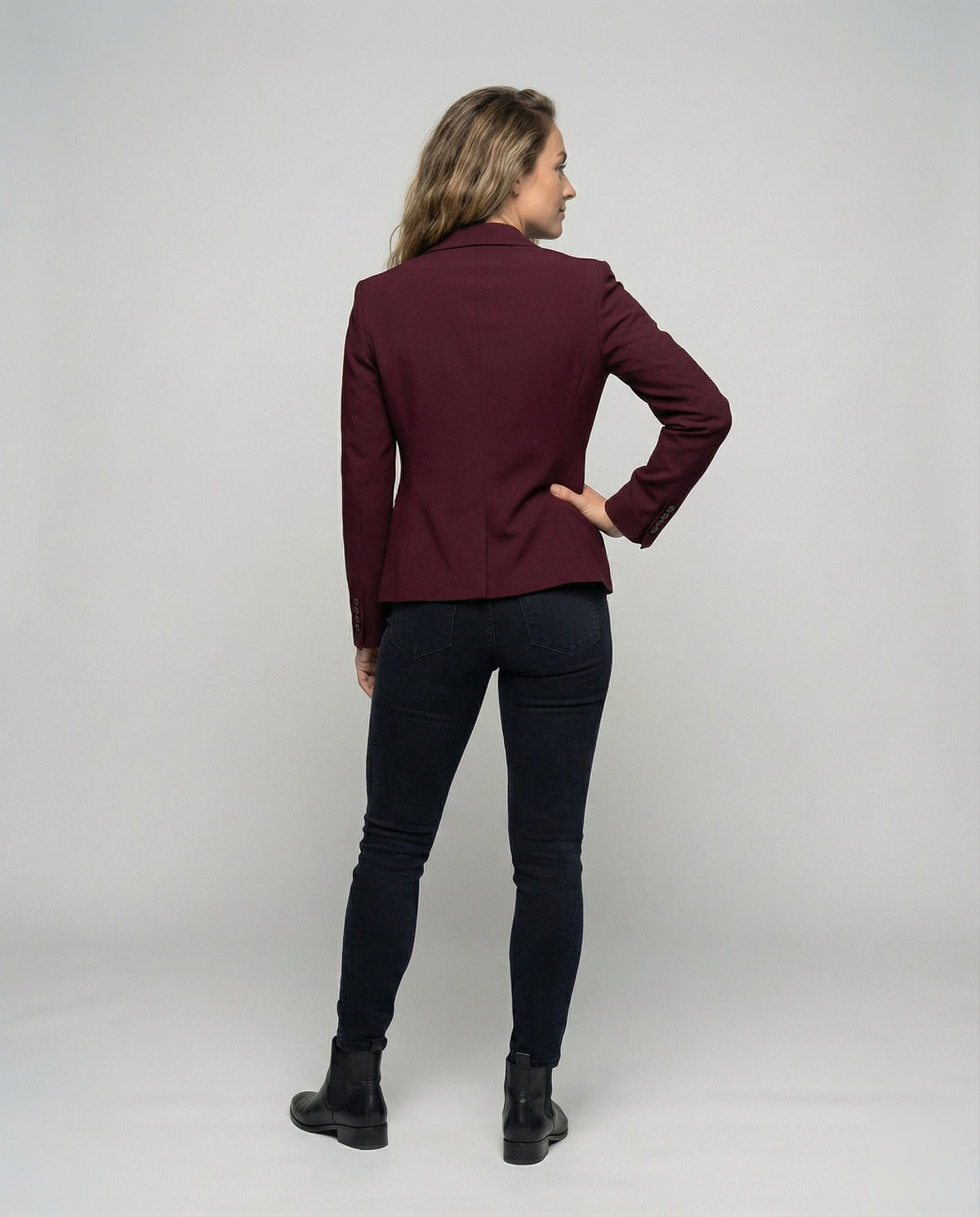 Women's Fitted Peplum Business Blazer