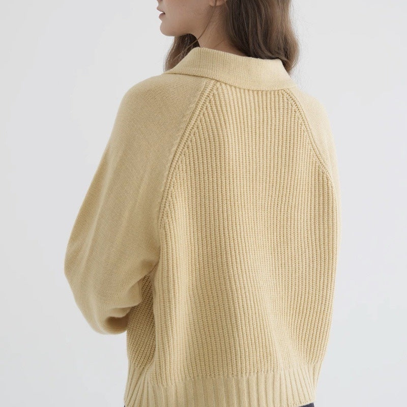 Women's Soft Textured Knit Long-Sleeve Cardigan