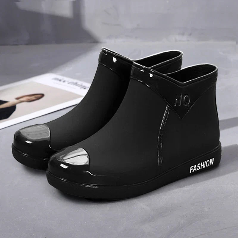 Women's Waterproof Side-Zip Ankle Boots