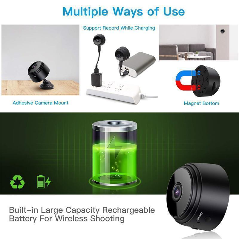 1080p Magnetic WiFi Mini Camera - RV Trailer Rearview Camera