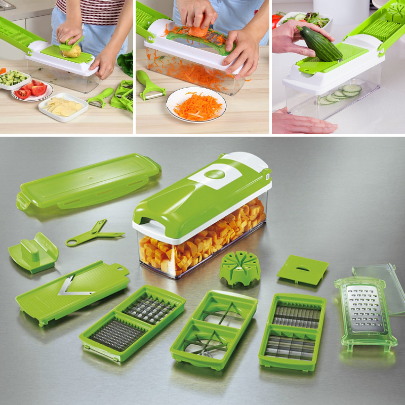 12-in-1 Multifunction Vegetable Chopper & Slicer