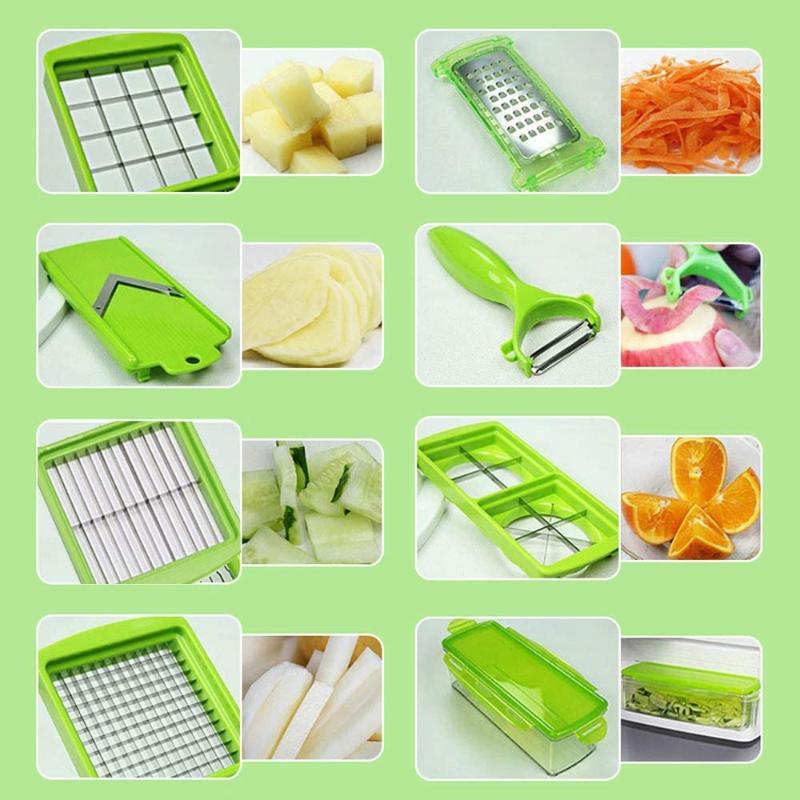 12-in-1 Multifunction Vegetable Chopper & Slicer