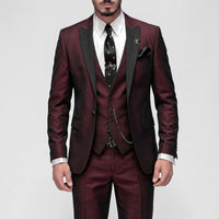 3-Piece Formal Slim Fit Suit