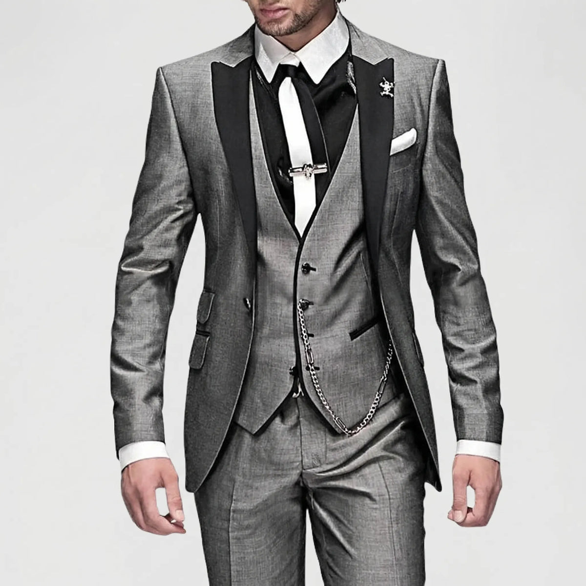3-Piece Formal Slim Fit Suit