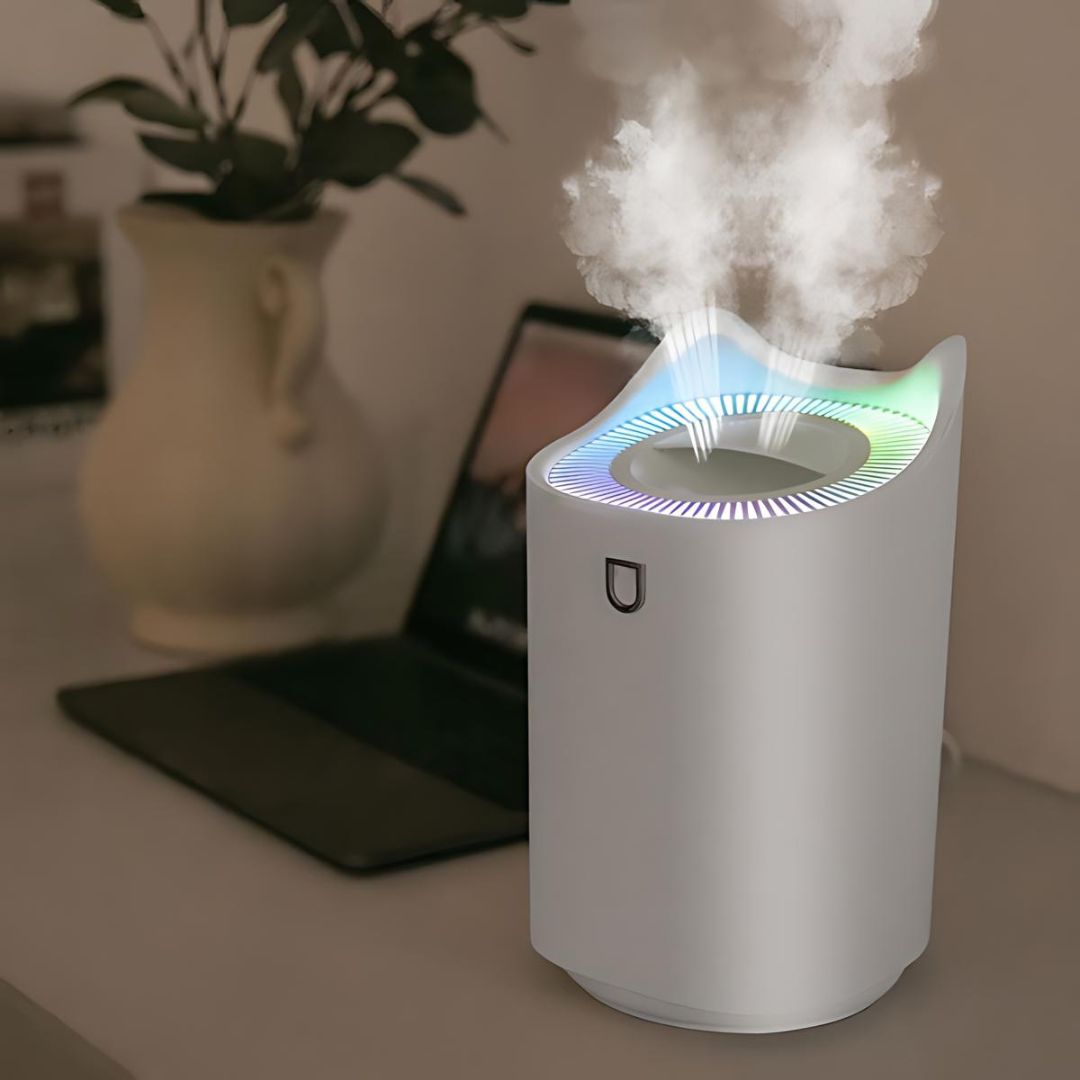 3000Ml Ultrasonic Humidifier with Mist Technology for Respiratory Relief & Comfortable Living Spaces