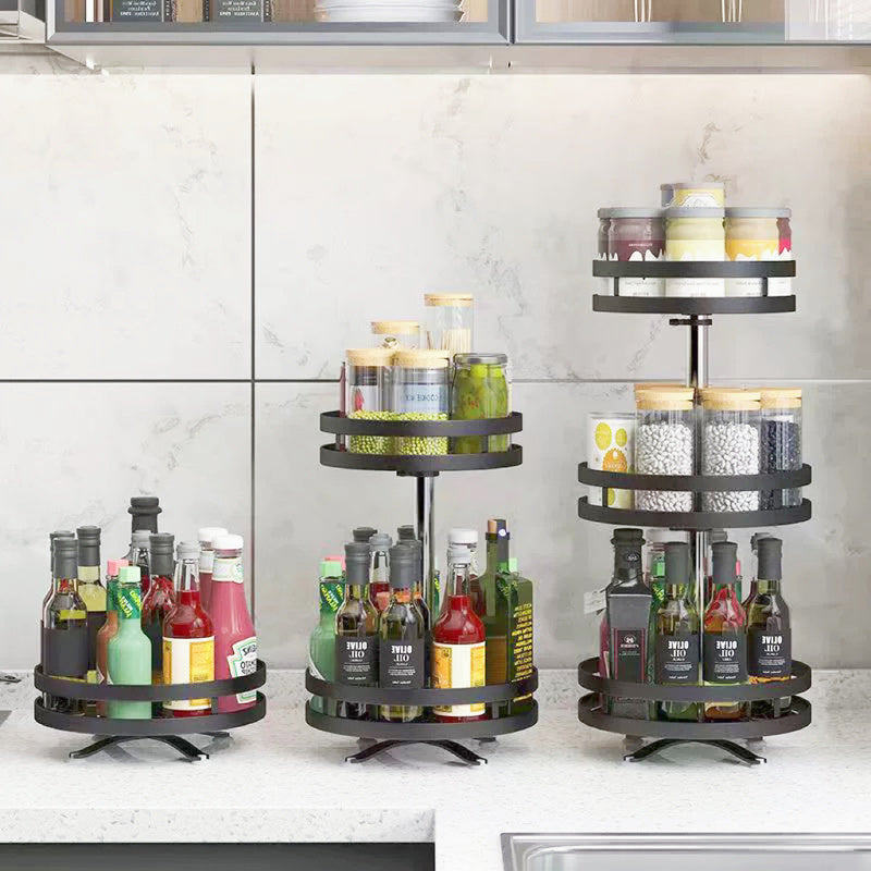 360° Rotating Spice Rack Organizer
