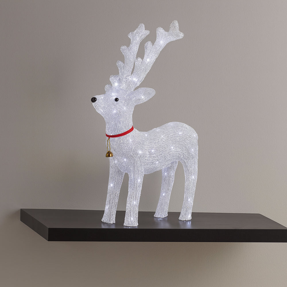 Acrylic Reindeer with LED Lights - 64 cm