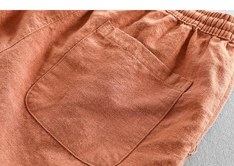 Image of Adam | Men's Elastic Waist Casual Shorts