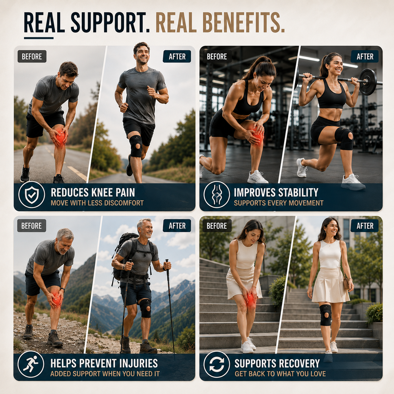 Adjustable Knee Support Brace