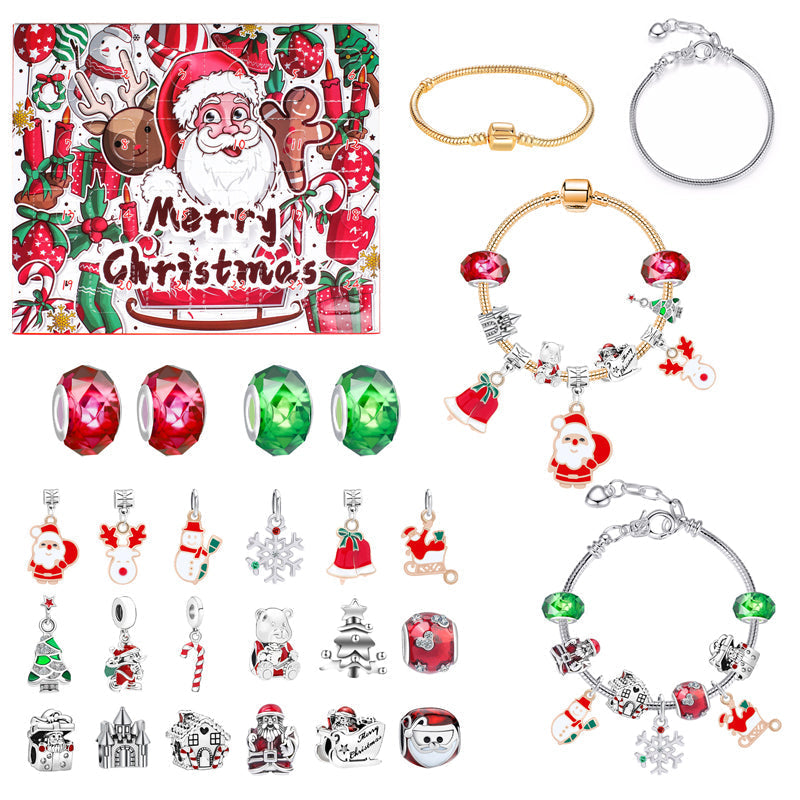Advent Calendar | 24-Day Bracelet Set | DIY Jewelry Kit & Creative Christmas Activity