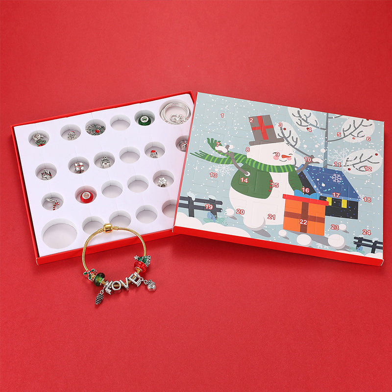 Advent Calendar | 24-Day Bracelet Set | DIY Jewelry Kit & Creative Christmas Activity
