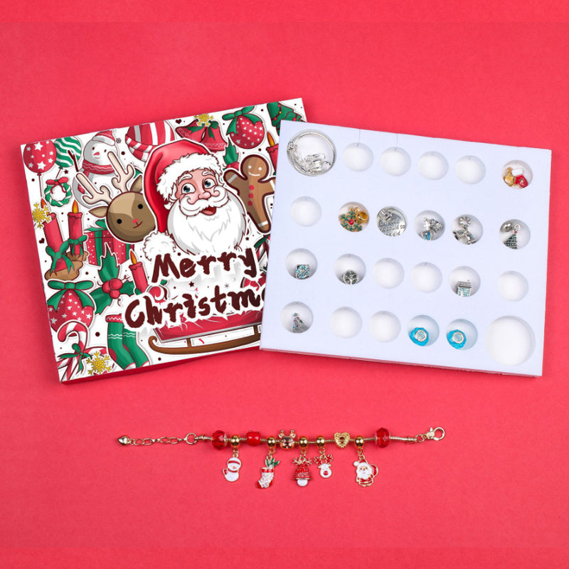 Advent Calendar | 24-Day Bracelet Set | DIY Jewelry Kit & Creative Christmas Activity