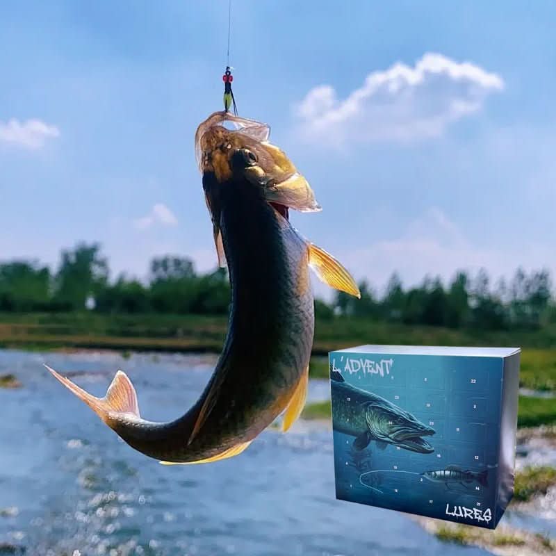 Advent Calendar for Anglers with 24 Unique Lures
