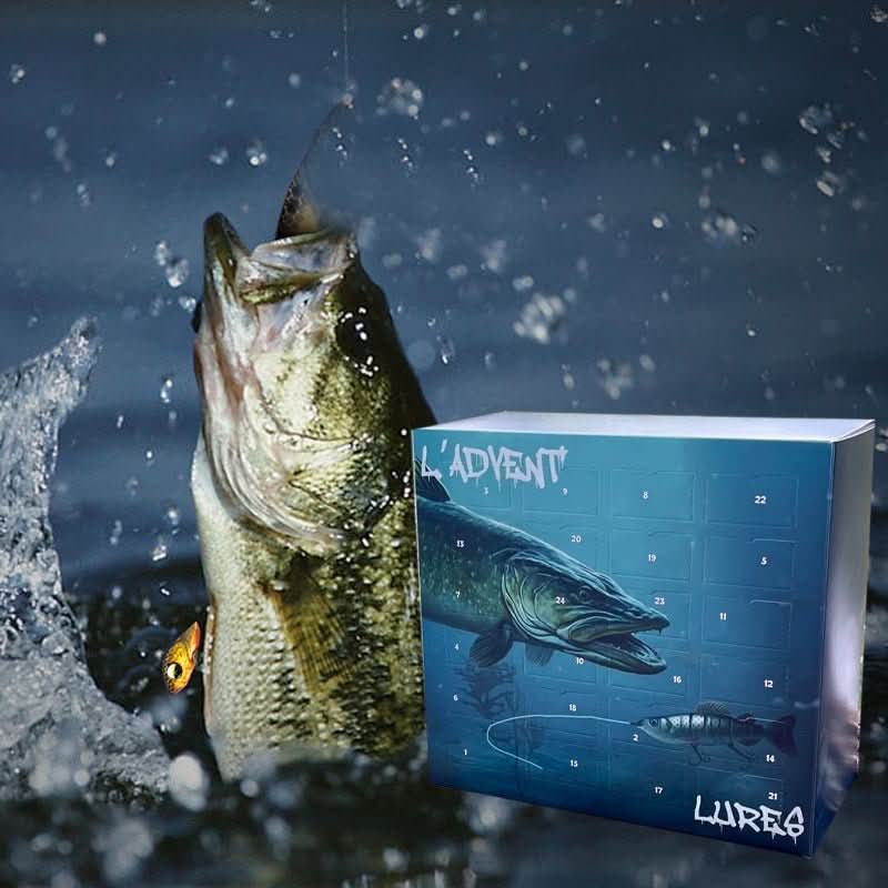 Advent Calendar for Anglers with 24 Unique Lures