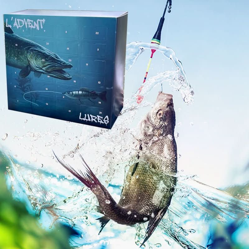 Advent Calendar for Anglers with 24 Unique Lures