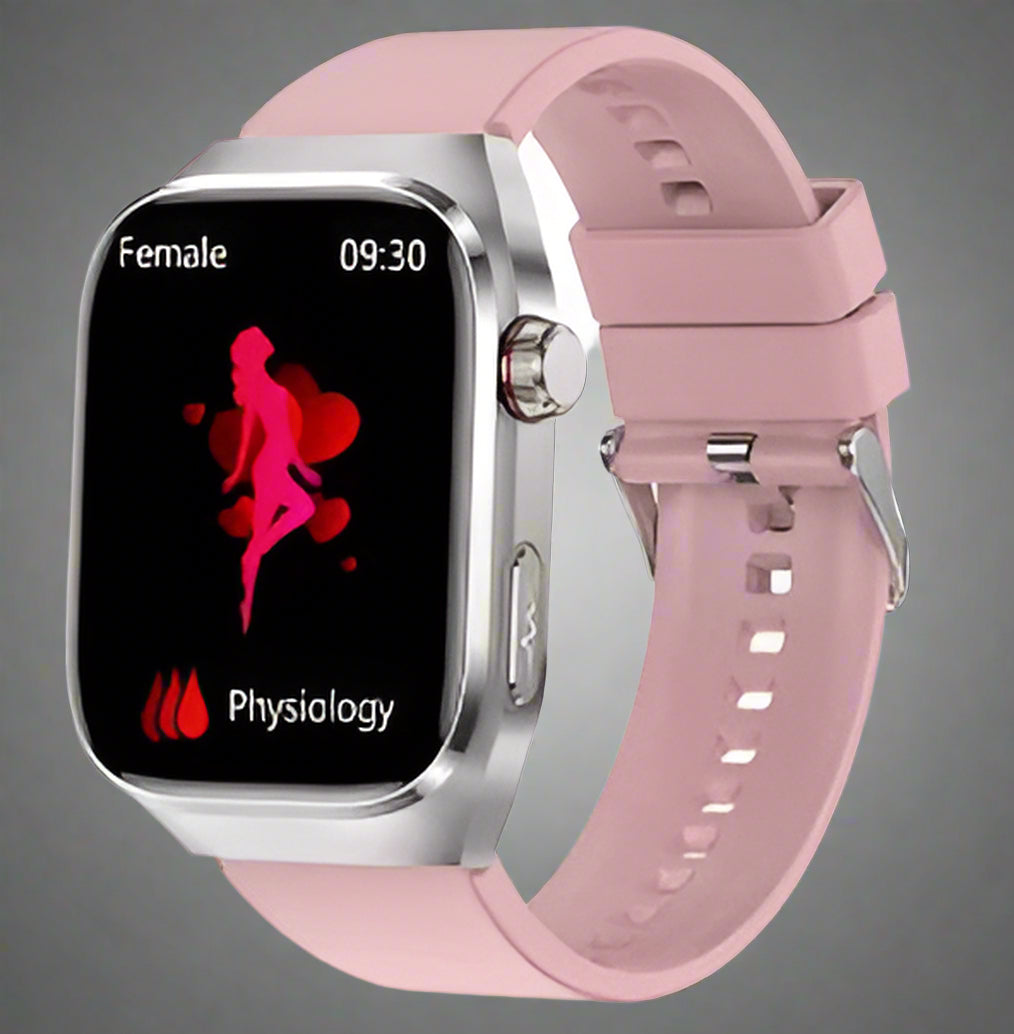 AeroPulse Health Watch Bluetooth For Blood Sugar Uric Acid ECG PPG