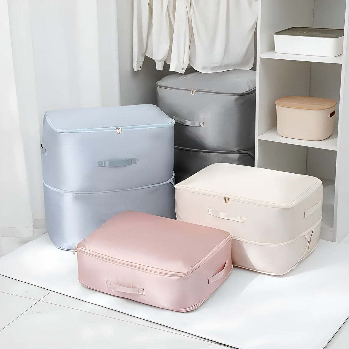 Airtight Storage Bags with Roll Valve – Compresses Up to 50%
