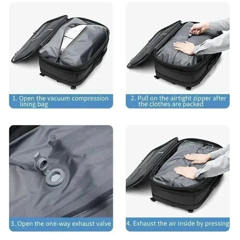 AIRTRAIL Backpack - Compressible laptop backpack for travelling