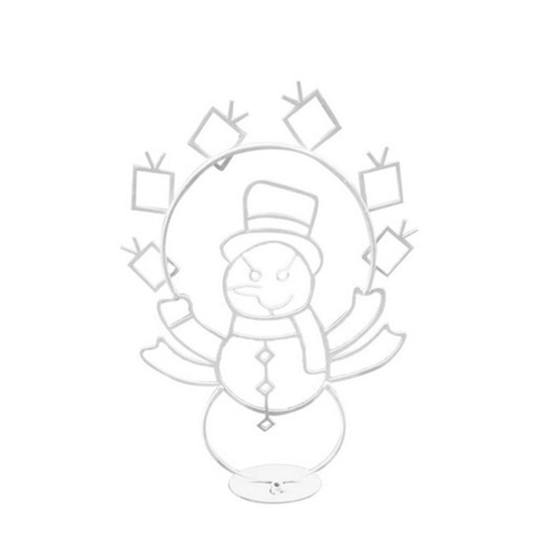 Animated LED Snowball Fight Light - Outdoor Snowman & Penguin Christmas Decor