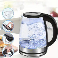 AquaElegance 2L Glass Electric Kettle | Rapid Boil, LED Light, Auto Shut-Off