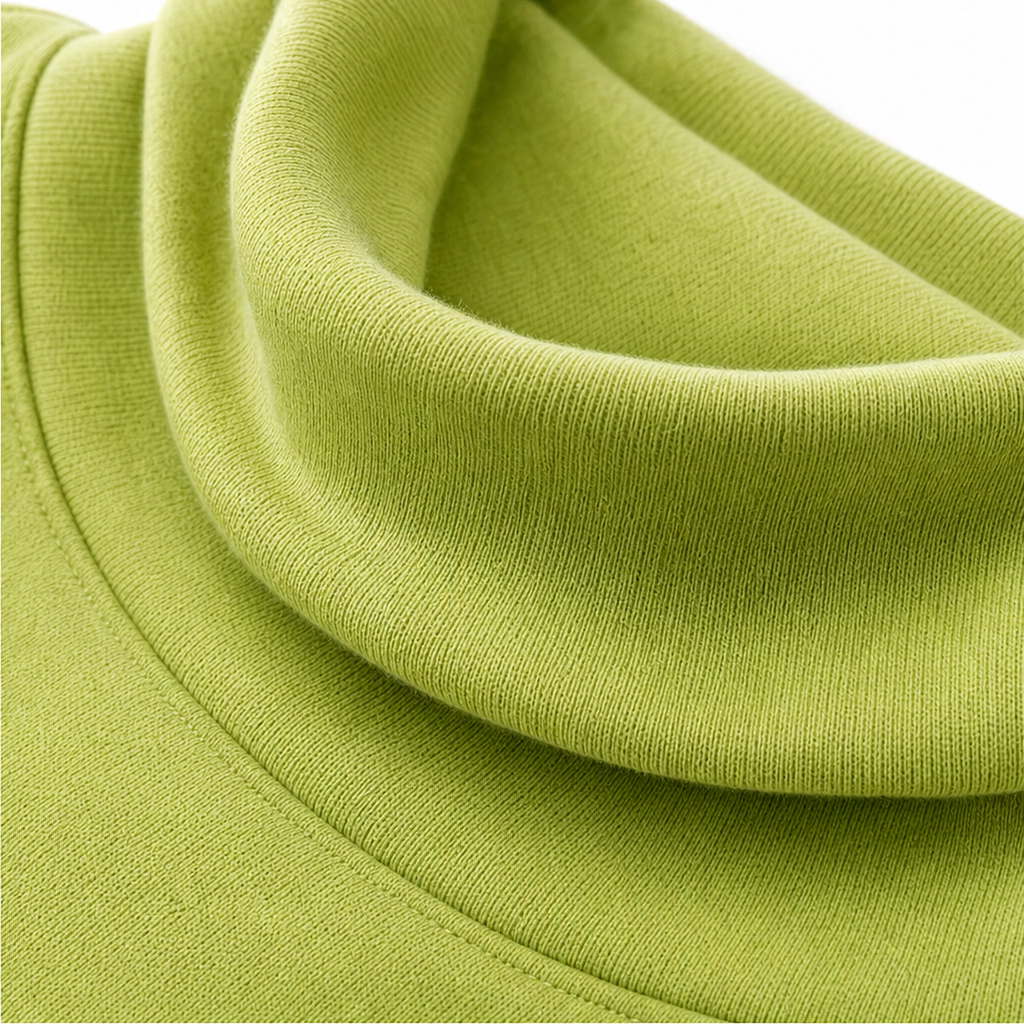 Asymmetric Cowl Neck Button Sweatshirt