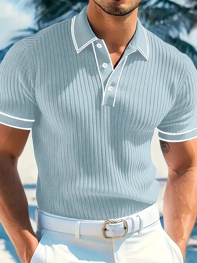 Image of Bernard | Men's Slim-Fit Polo Shirt
